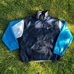 Nike 90s Vintage Color Block Full Zip Vented Windbreaker | No Flaws, SUPER Clean